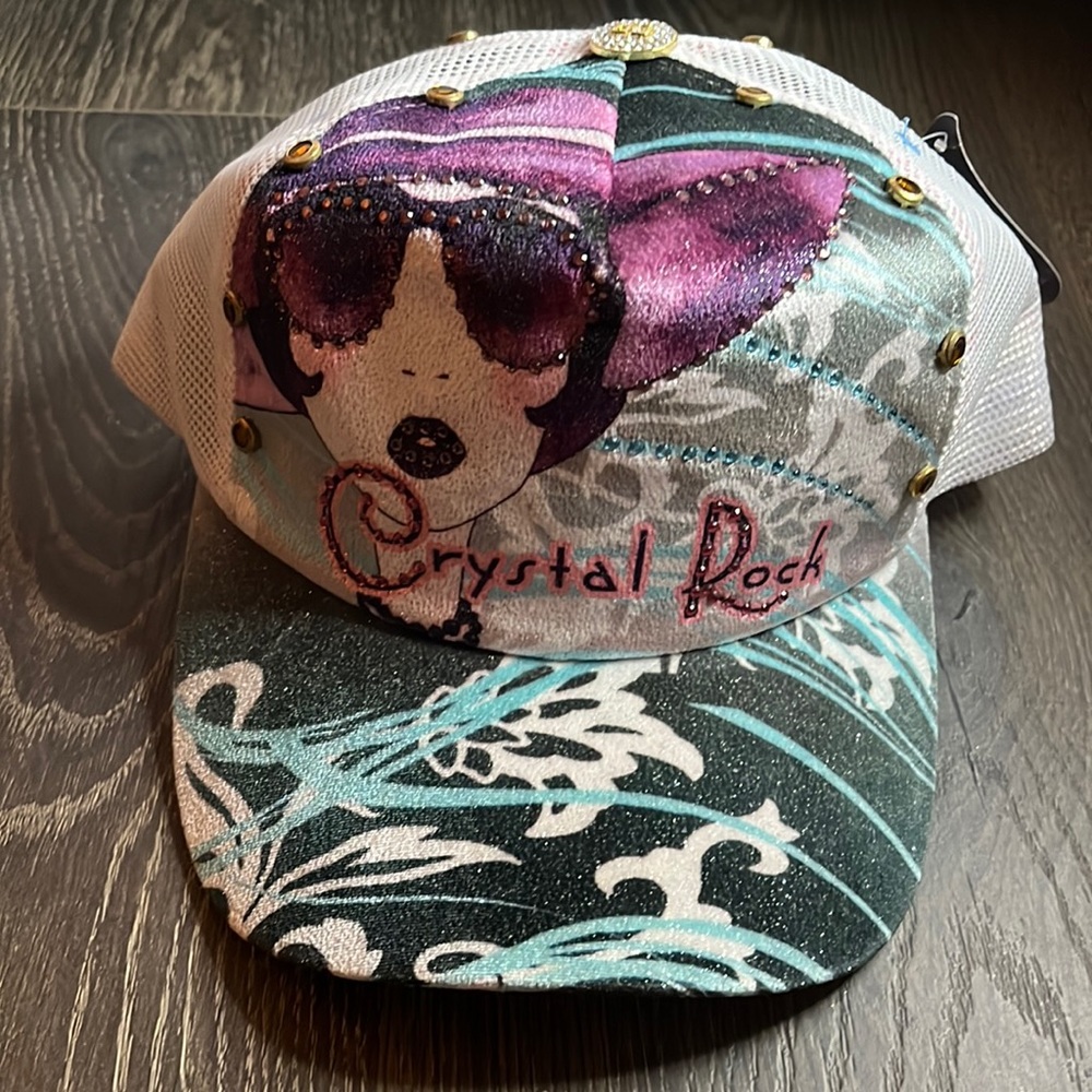 Crystal rock fashionista baseball cap